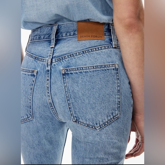 ARITZIA Denim Forum The Romy Mid Rise Straight Leg Jeans 30L NWT - Picture 10 of 12